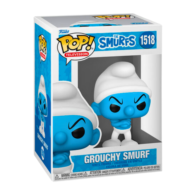 פסלוני אספנות - 💙 בובת Funko POP – דרדס רגזני (Grouchy Smurf) | The Smurfs פאנקו פופ https://anime-market.co.il
