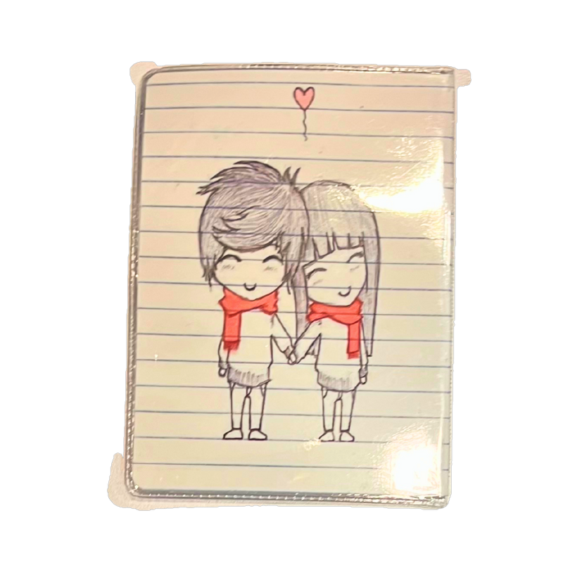 ילד וילדה - כיסוי לדרכון מבית אנימה מרקט רק ב - https://anime-market.co.il