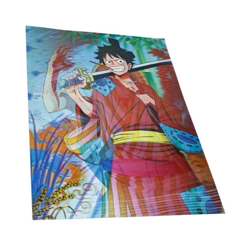 - "פוסטר תלת מימד - לופי, זורו וסאנגי בקימונו - חוויה מדהימה בארץ הוואנו! " אנימה מרקט https://anime-market.co.il