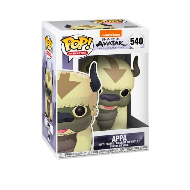 פאנקו פופ - Funko Pop! Animation Appa #540 – אפה אווטאר כשף האוויר האחרון | דמות אספנות מקורית| הזמנה מוקדמת אנימה מרקט https://anime-market.co.il