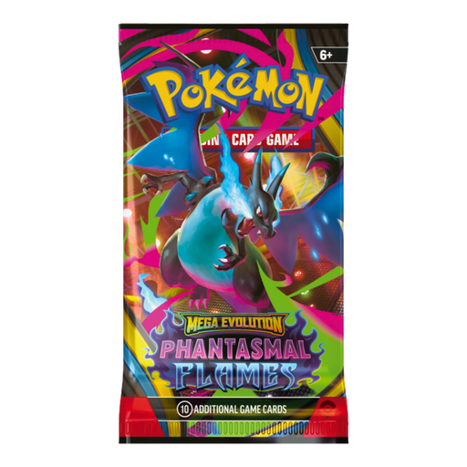 חבילת בוסטר Pokémon Mega Evolution – Phantasmal Flames | קלפי פוקימון מבית אנימה מרקט רק ב - https://anime-market.co.il