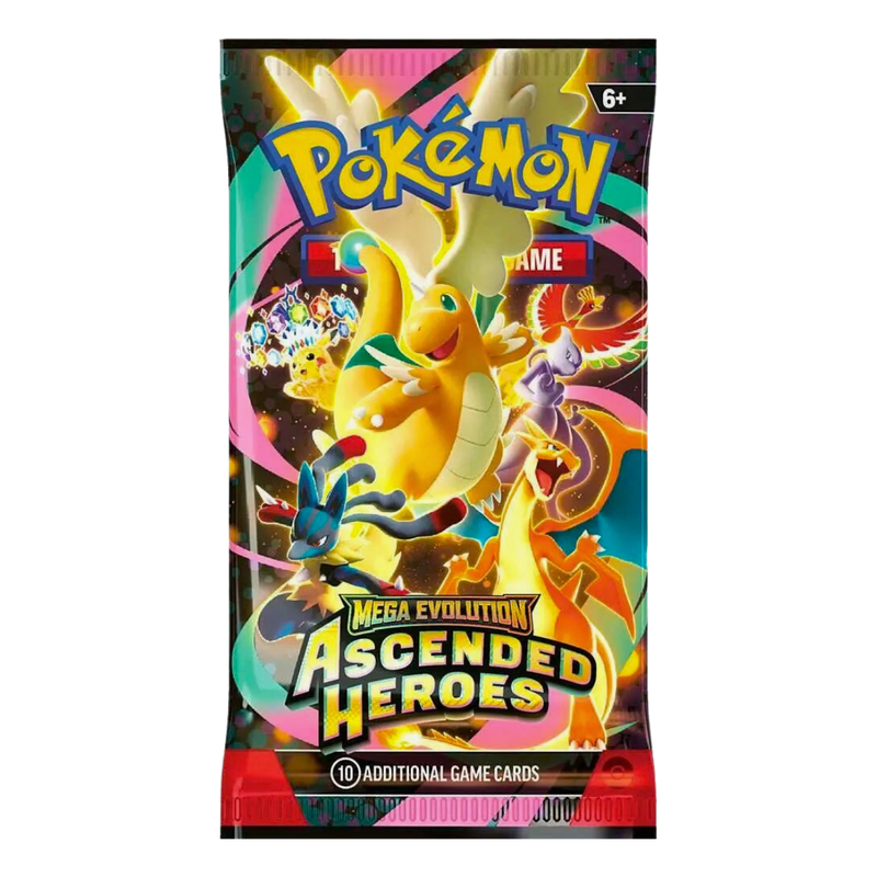 Pokémon TCG – Ascended Heroes Booster Pack (Single) | חבילת קלפים בודדת מבית אנימה מרקט רק ב - https://anime-market.co.il