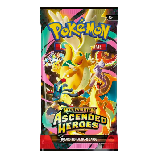 Pokémon TCG – Ascended Heroes Booster Pack (Single) | חבילת קלפים בודדת מבית אנימה מרקט רק ב - https://anime-market.co.il