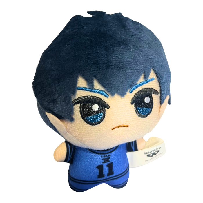 💥 בובת פרווה בלו לוק – איטושי רין | Blue Lock Plush – Rin Itoshi