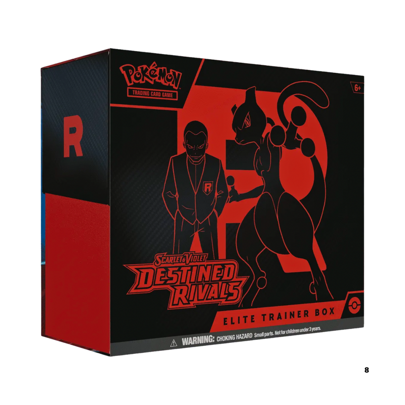 Pokémon TCG: Scarlet & Violet – Destined Rivals Elite Trainer Box מבית קלפים רק ב - https://anime-market.co.il
