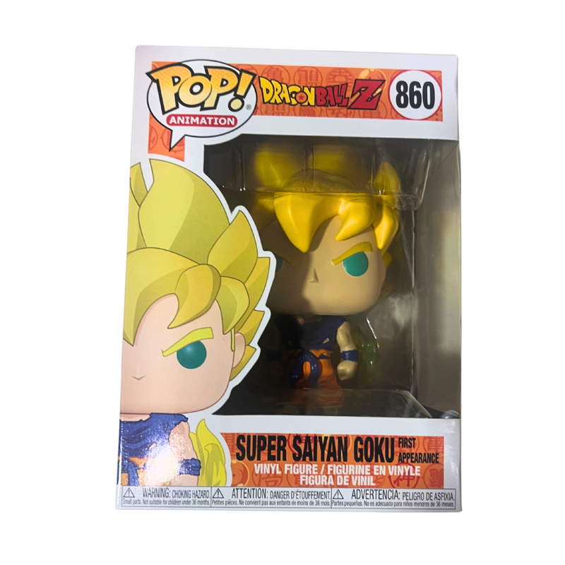 פסלוני אספנות - בובת פופ גוקו סופר סאיין – Super Saiyan Goku Funko Pop #860 | דרגון בול Z פאנקו פופ https://anime-market.co.il