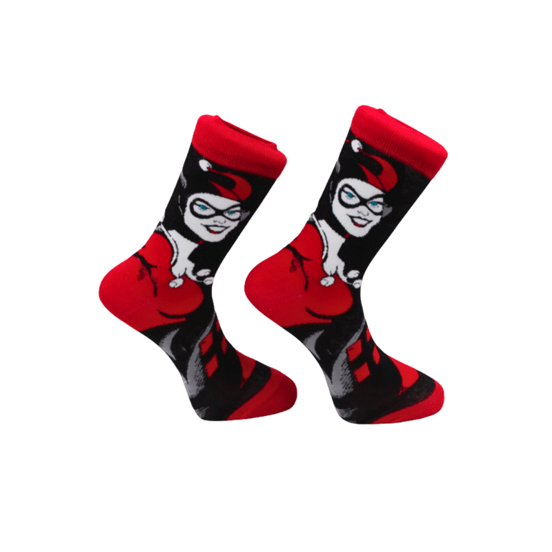 גרבי הארלי קווין מידה 36-46 – גרביים מעוצבות Harley Quinn מבית אנימה מרקט רק ב - https://anime-market.co.il