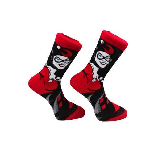 גרבי הארלי קווין מידה 36-46 – גרביים מעוצבות Harley Quinn מבית אנימה מרקט רק ב - https://anime-market.co.il