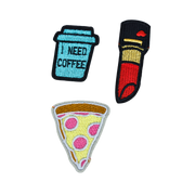 - קפה שפתון ופיצה - סט פאצים אנימה מרקט https://anime-market.co.il