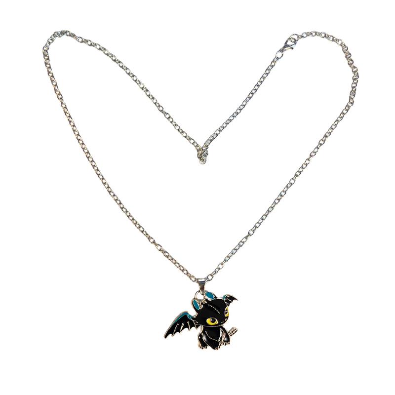 🐉 שרשרת טותלס – הדרקון השחור | How to Train Your Dragon Necklace מבית אנימה מרקט רק ב - https://anime-market.co.il