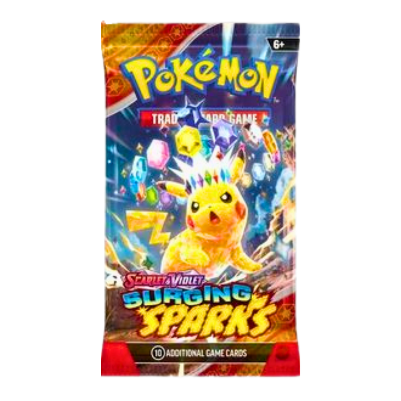 חבילת בוסטר Pokémon Scarlet & Violet – Surging Sparks | חבילה בודדת מבית אנימה מרקט רק ב - https://anime-market.co.il