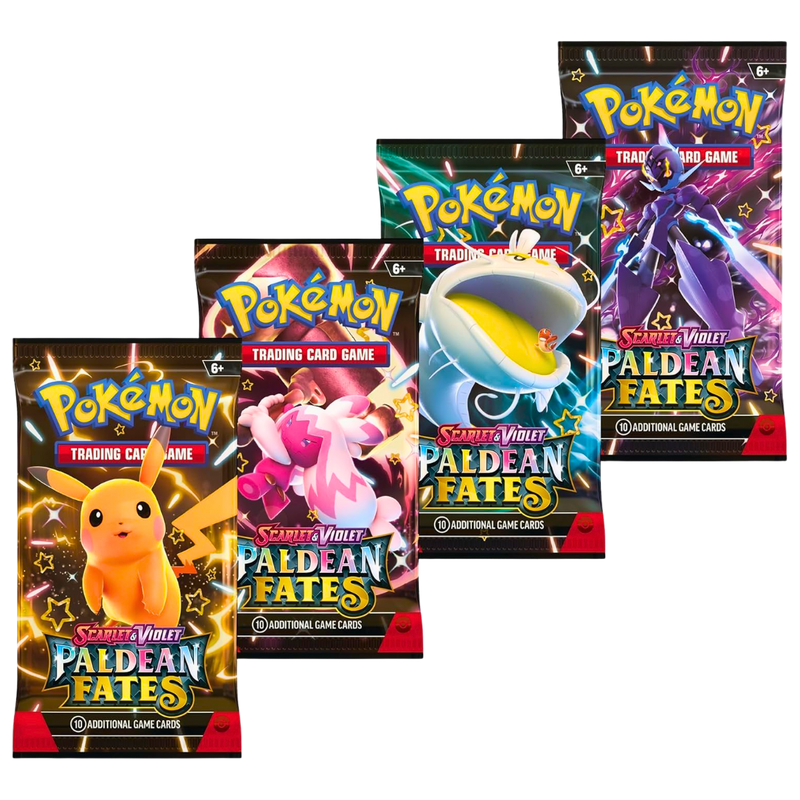 סט 4 חבילות בוסטר Pokémon Paldean Fates – Art Set | Scarlet & Violet