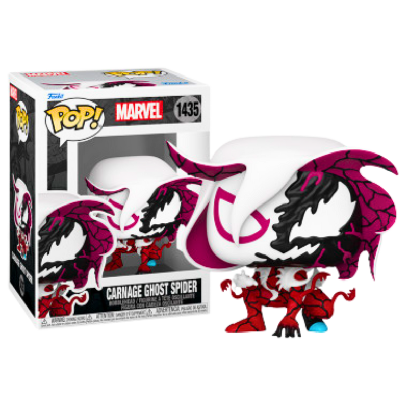 Funko Pop Spider-Man Carnage Ghost Spider #1435 – Marvel | דמות ויניל אספנות