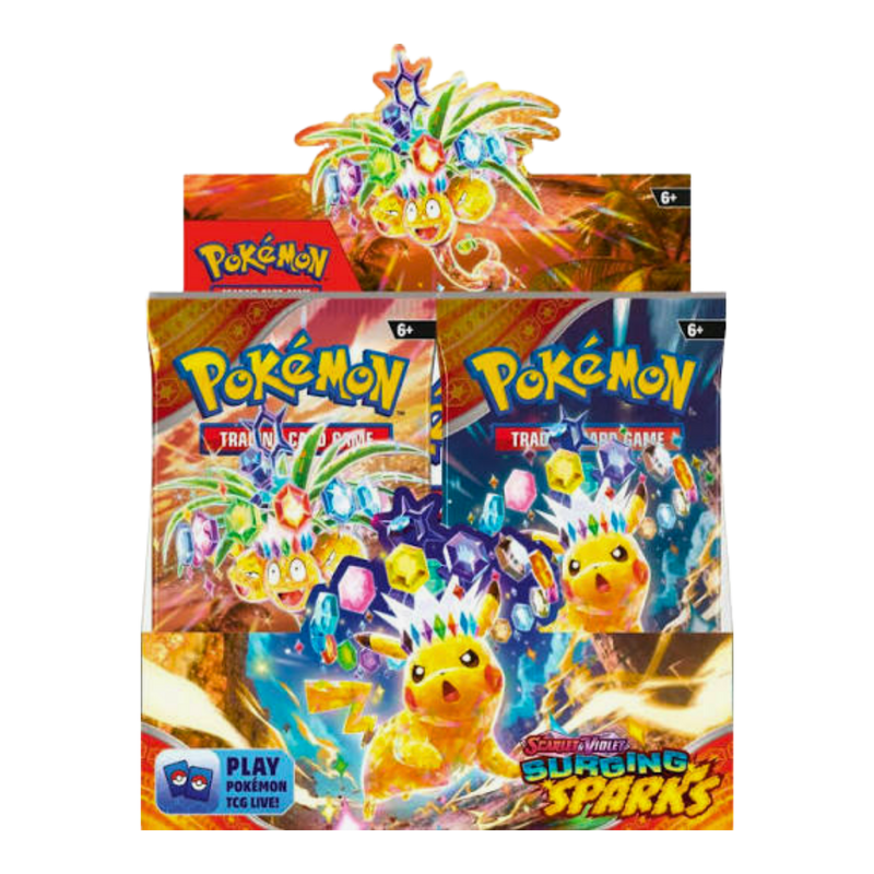 Pokémon TCG Surging Sparks Booster Box – 36 חבילות