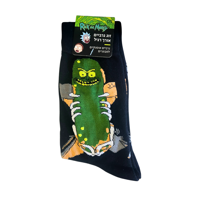 גרביים - גרבי מבוגרים – פיקל ריק, עיצוב חדש, Rick & Morty אנימה מרקט https://anime-market.co.il