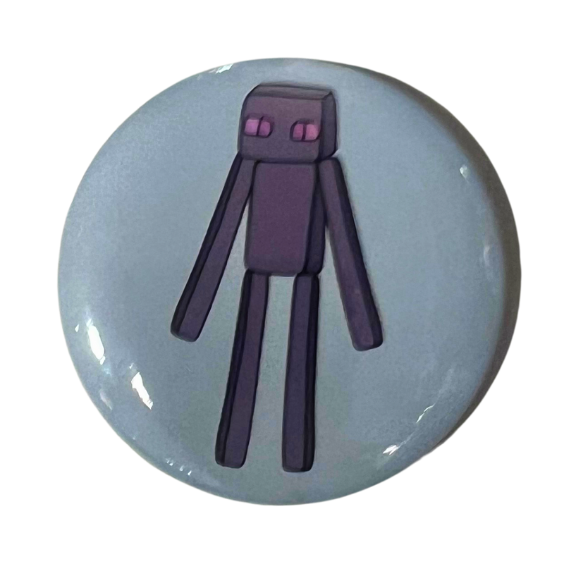 סיכות - סיכת מיינקראפט – אנדרמן (58 מ”מ) עיצוב שני אנימה מרקט https://anime-market.co.il