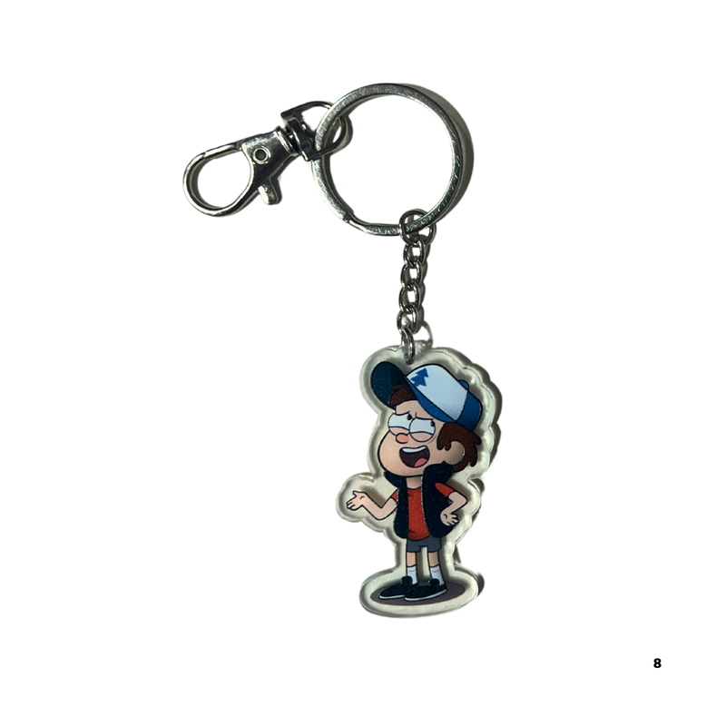 מחזיקי מפתחות - מחזיק מפתחות אקרילי גרוויטי פולס – דיפר פיינס (Dipper Pines) אנימה מרקט https://anime-market.co.il