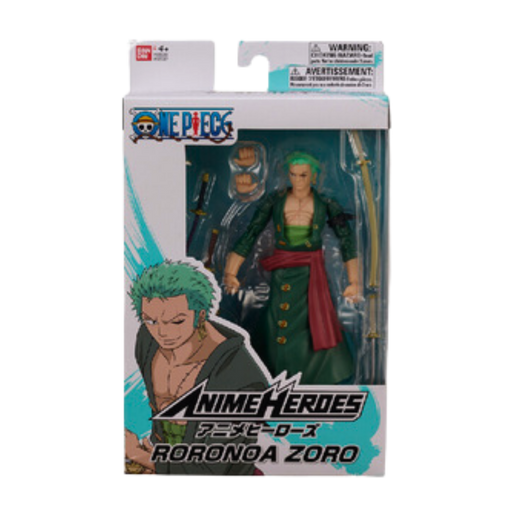 One Piece Roronoa Zoro – Anime Heroes | Bandai 17 ס״מ מבית אנימה מרקט רק ב - https://anime-market.co.il