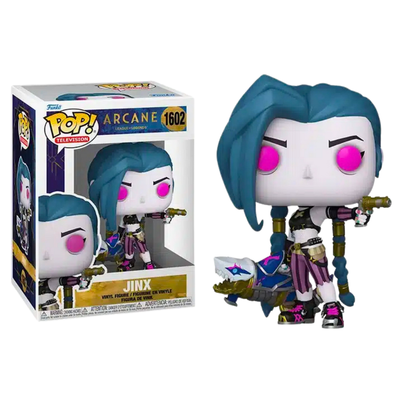 פאנקו פופ - Funko POP! Television: Arcane – League of Legends – Jinx (#1602)| הזמנה מוקדמת אנימה מרקט https://anime-market.co.il