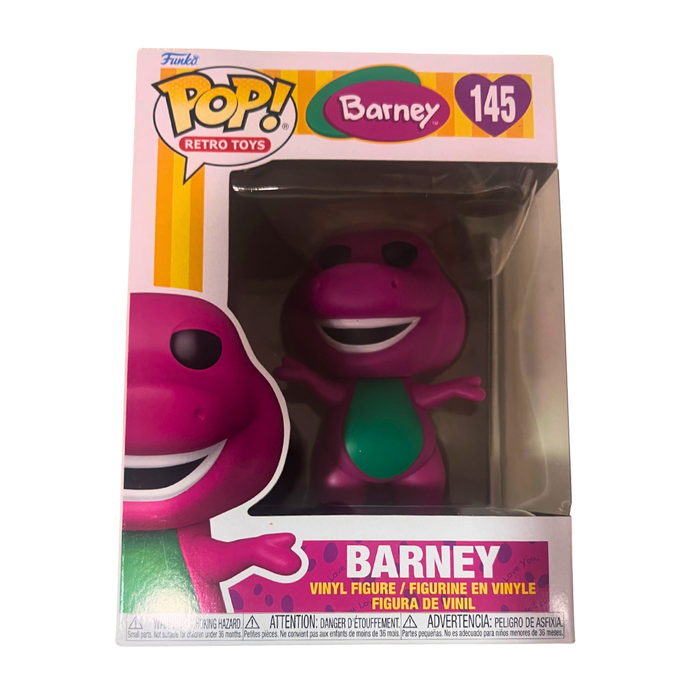 🦖 בובת פופ ברני – Barney Funko Pop #145 | הדינוזואר האהוב