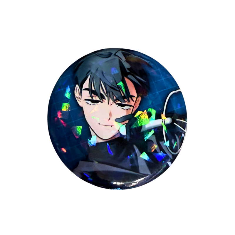 סיכת איבן מנצנצת 58 מ״מ –   Ivan Alien Stage pin