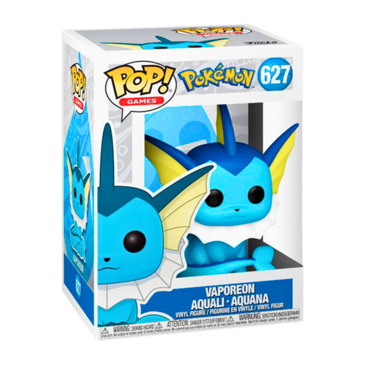 פאנקו פופ - בובת Funko Pop! Games: Pokémon – Vaporeon #627 אנימה מרקט https://anime-market.co.il