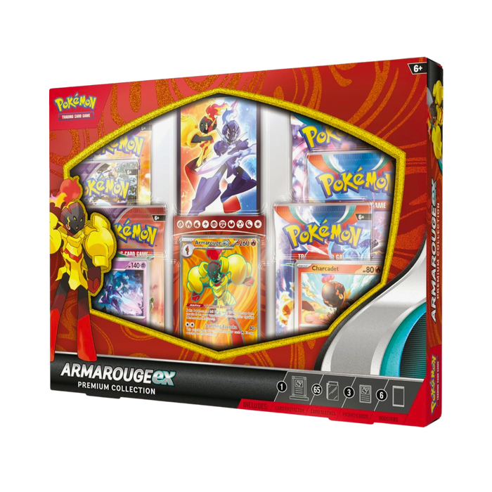 Armarouge ex Premium Collection – מארז פוקימון יוקרתי עם כרטיסים נדירים ושרוולים בעיצוב מיוחד