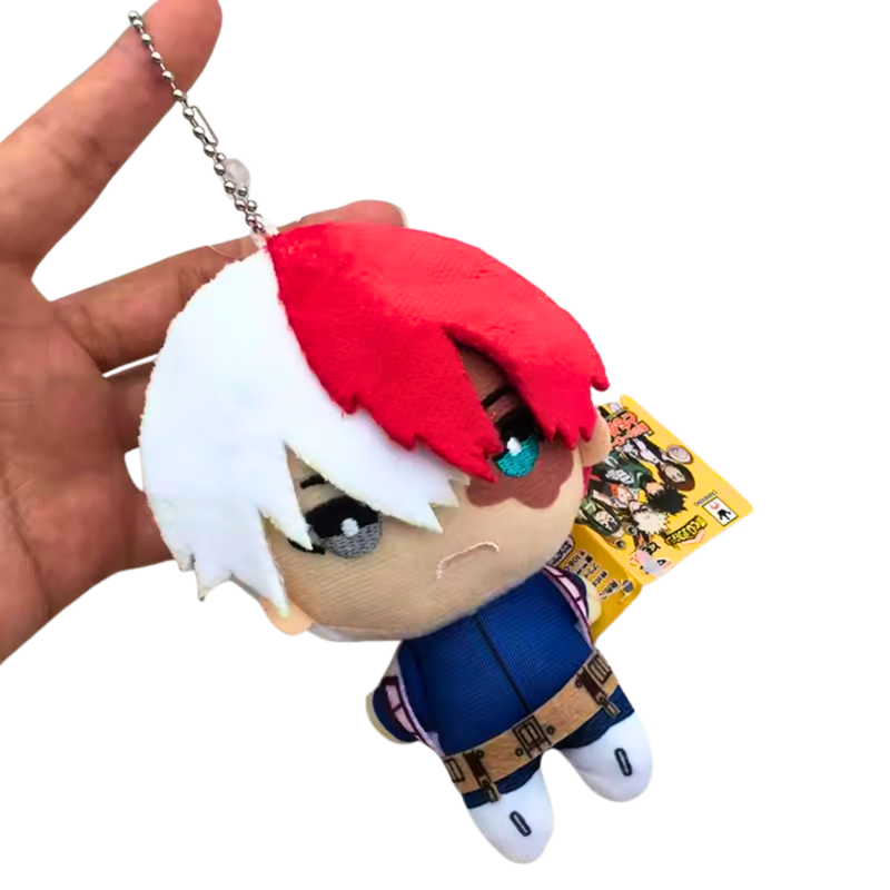 ❄️🔥 Todoroki – בובת פרווה שוטו טודורוקי עם מחזיק מפתחות