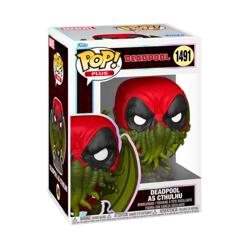 פסלוני אספנות - Funko Pop Plus Marvel – Deadpool as Cthulhu #1491 פאנקו פופ https://anime-market.co.il