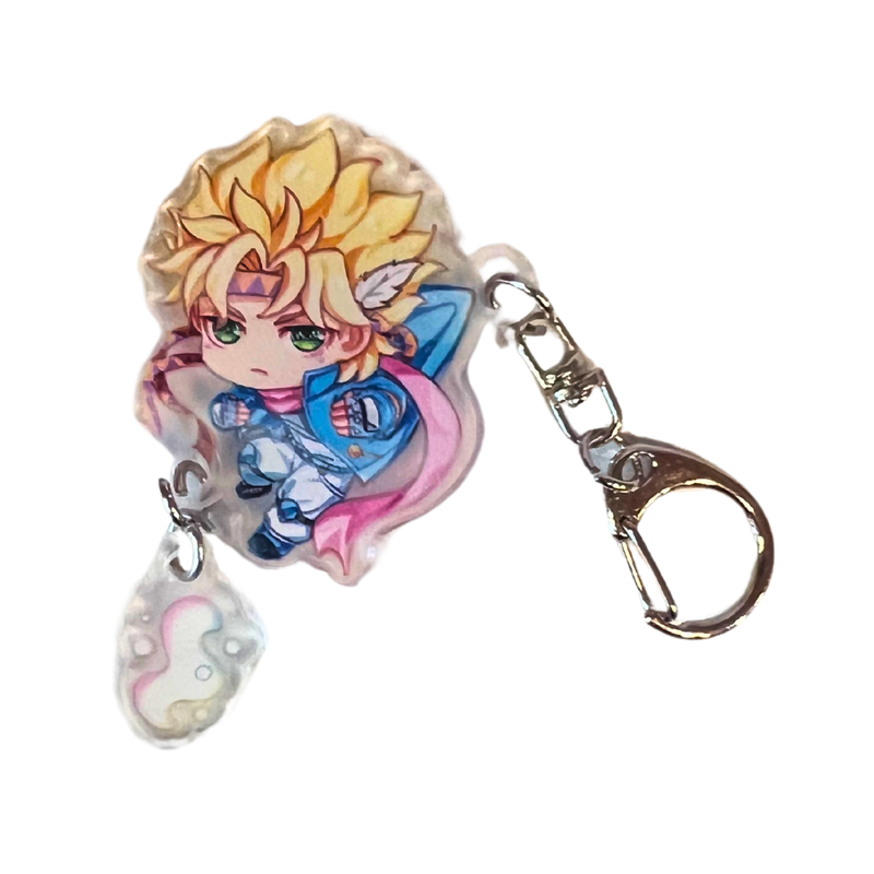 מחזיק מפתחות אקרילי סיזר אנטוניו צפלִי – JoJo’s Bizarre Adventure מבית אנימה מרקט רק ב - https://anime-market.co.il