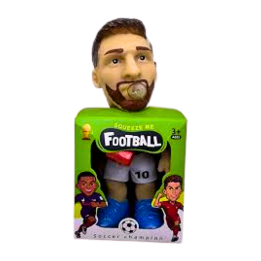 סקווישי מפריח בועה – ליונל מסי (Squeeze Me Football) מבית אנימה מרקט רק ב - https://anime-market.co.il
