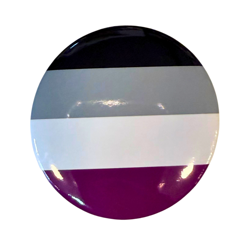 דגל הא-מיניות (Asexual Pride) – סיכת 58 מ״מ מבית אנימה מרקט רק ב - https://anime-market.co.il