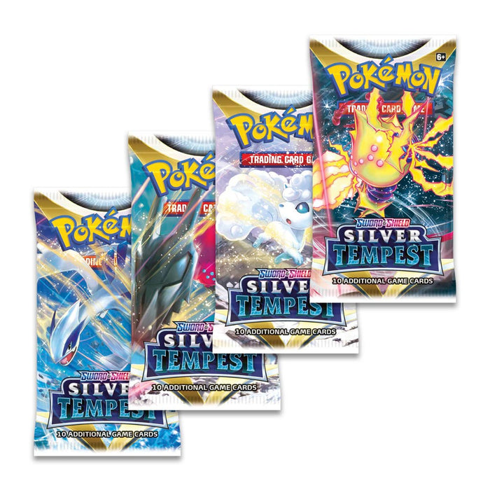 חבילת בוסטר Pokémon TCG – Sword & Shield: Silver Tempest (10 קלפים)