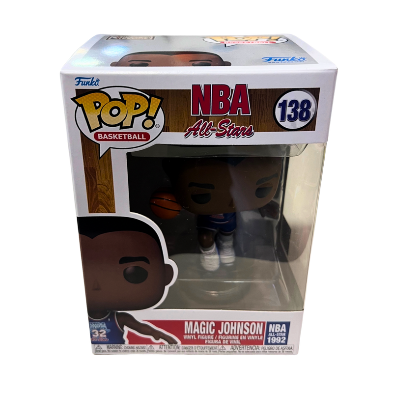 פסלוני אספנות - Funko Pop! Basketball – Magic Johnson #138 – NBA All-Stars 1992 פאנקו פופ https://anime-market.co.il