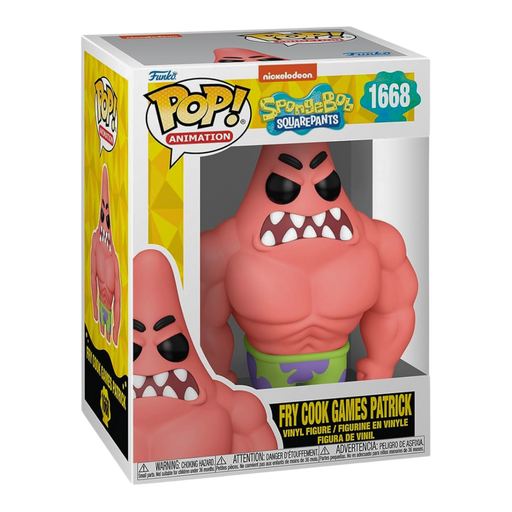 Funko Pop Patrick Star Fry Cook Games #1668 – בובספוג 25 שנה | דמות ויניל אספנות מבית אנימה מרקט רק ב - https://anime-market.co.il