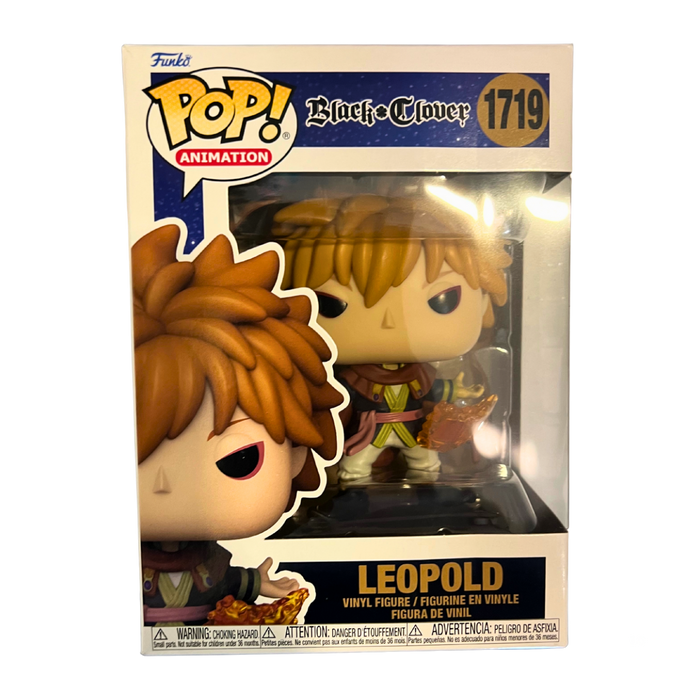 בובת פופ לאופארד בלאק קלובר – Leopold Black Clover Funko Pop #1719