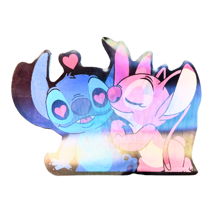 מדבקת 3D סטיץ’ ואיינג’ל לרכב – אפקט תנועה Lenticular Peeker | מדבקה עמידה ב־19.9 ש”ח