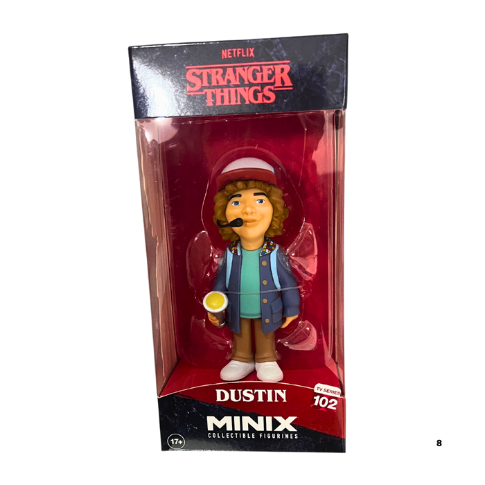 פסלון אספנות MINIX דסטין – Stranger Things | גובה 12 ס”מ