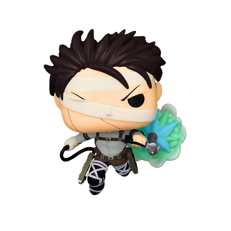 פסלוני אספנות - Funko Pop! מתקפת הטיטאנים – ליווי אקרמן חבוש (Levi with Bandages) #1993 פאנקו פופ https://anime-market.co.il