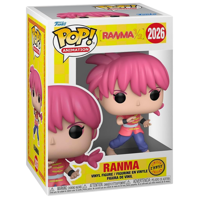 Funko Pop ראנמה Chase #2026 – ראנמה חצי Ranma 1/2 | דמות ויניל נדירה