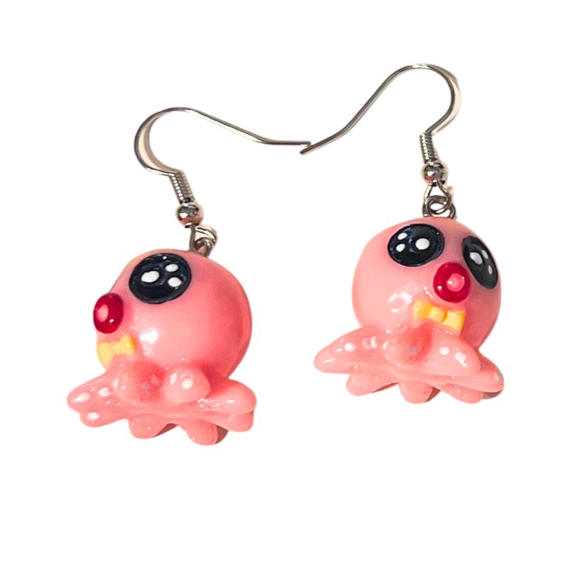 תמנון - זוג עגילים 🐙 מבית אנימה מרקט רק ב - https://anime-market.co.il