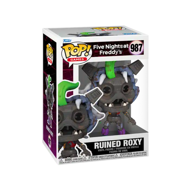 Funko Pop! Games #987 – Ruined Roxy | Five Nights at Freddy’s: Security Breach | דמות אספנות ויניל