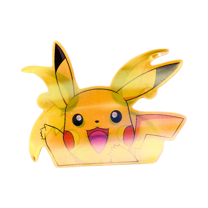 מדבקת תלת-ממד עדשתית – פיקאצ’ו ↔ ראיצ’ו (Pokémon)