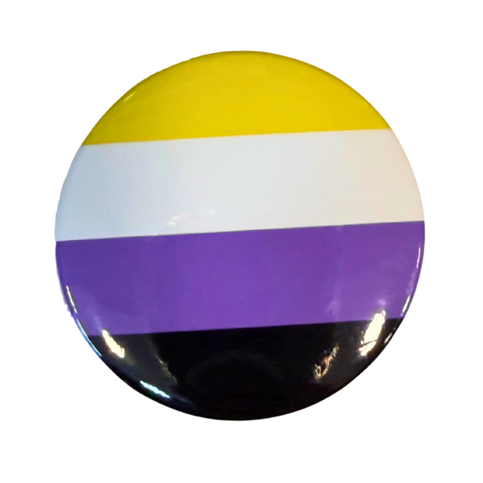 דגל נון-בינארי – סיכת 58 מ״מ