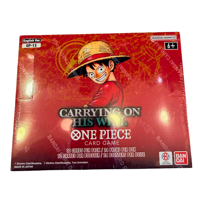 בוקס סגור 24 חבילות One Piece OP-13 – גרסה באנגלית