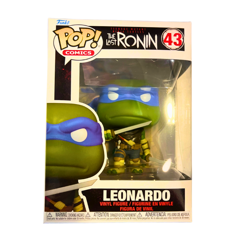 פסלוני אספנות - 🐢 בובת פופ לאונרדו – TMNT: The Last Ronin | Funko POP! Comics #43 פאנקו פופ https://anime-market.co.il