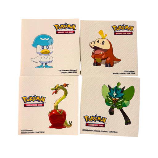 מדבקות פוקימון Scarlet & Violet – מארז 4 מדבקות Pokémon מבית אנימה מרקט רק ב - https://anime-market.co.il