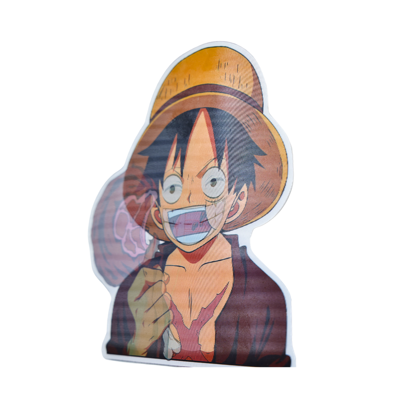 - וואן פיס - לופי אוכל בשר מדבקת תלת מימד אנימה מרקט https://anime-market.co.il