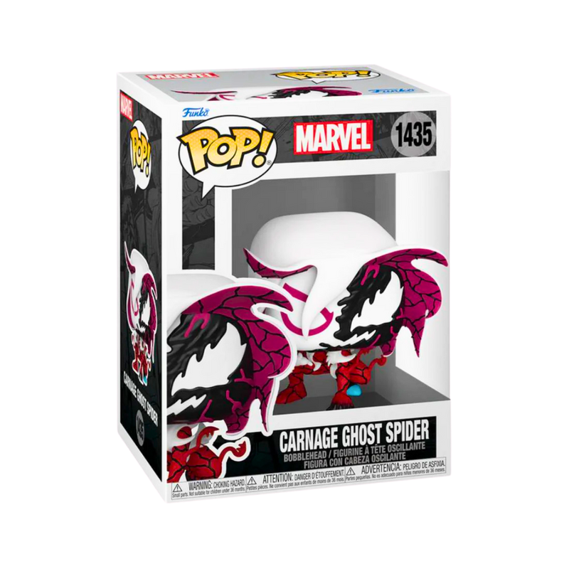 Funko Pop Spider-Man Carnage Ghost Spider #1435 – Marvel | דמות ויניל אספנות
