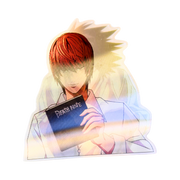 מדבקת תלת-ממד – Light ↔ L (Death Note) מבית אנימה מרקט רק ב - https://anime-market.co.il